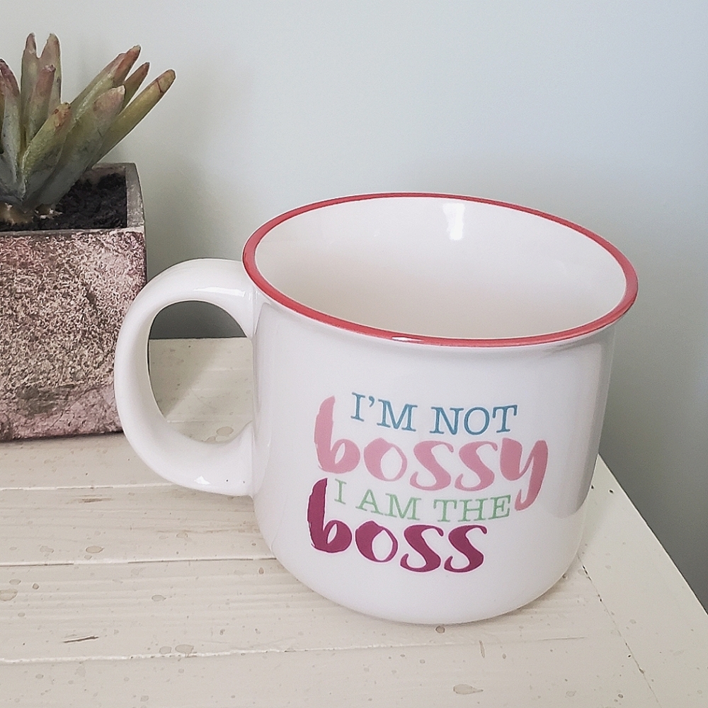 " I'm not bossy I'm the boss " mug Orly Maison New York